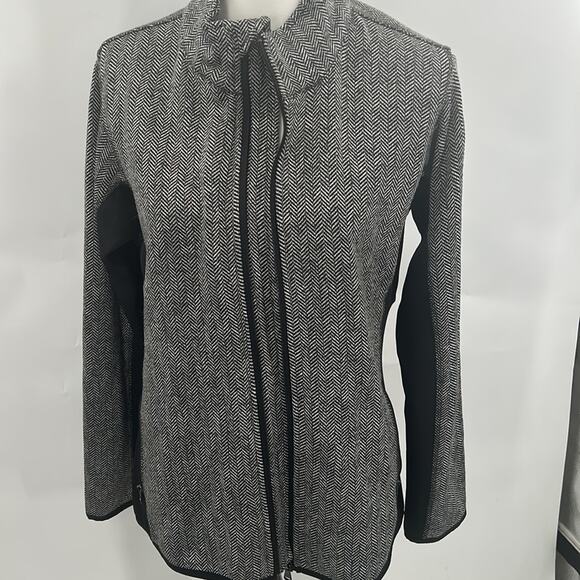 Marc New York Women's  Gray & Black  Active Wear Zip Jacket Large - Picture 6 of 16
